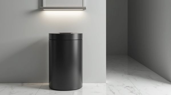 Alliez objectivité et esthétique avec une poubelle d'intérieur moderne